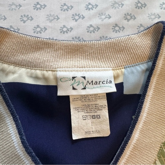 Vintage Marcia Women’s Golf V Neck Large Pullover - Picture 5 of 6